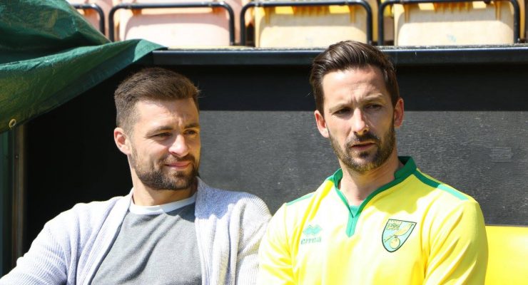 Russell Martin with Adam Drury