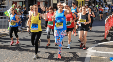 Charity runners Big C and CSF