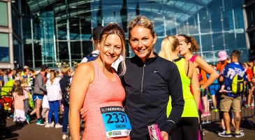 Runners at the forum