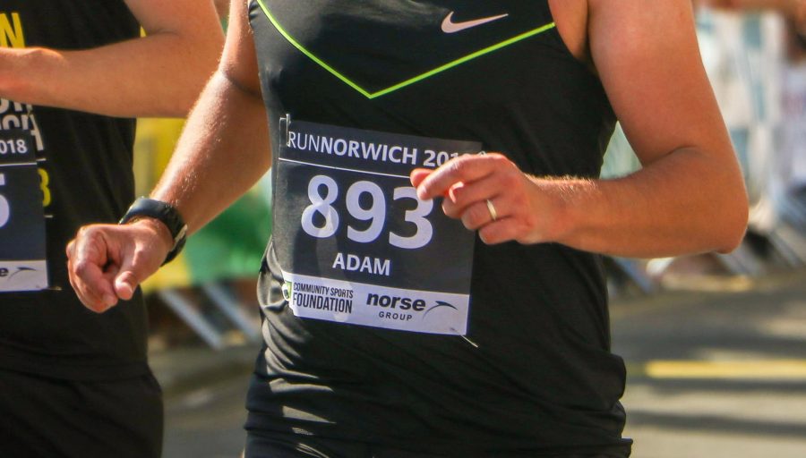 Personalise your race number
