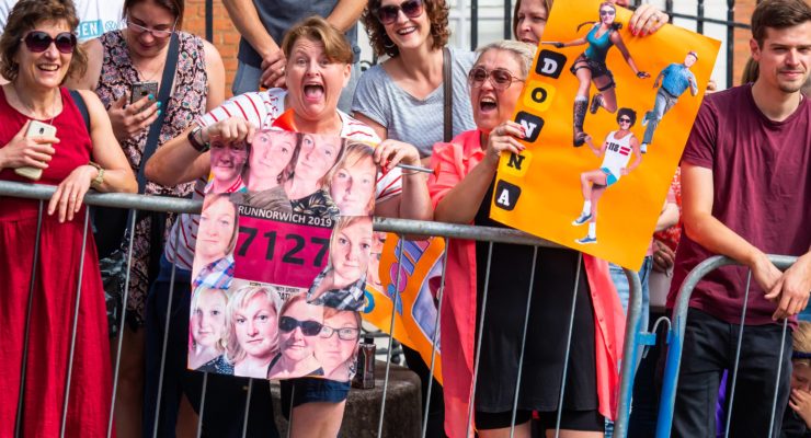 Spectators at Run Norwich