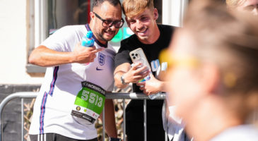 People taking selfie
