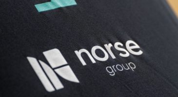 close up of norse logo