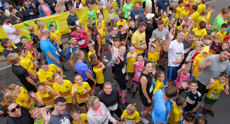 Junior Run crowds at Run Norwich 2026